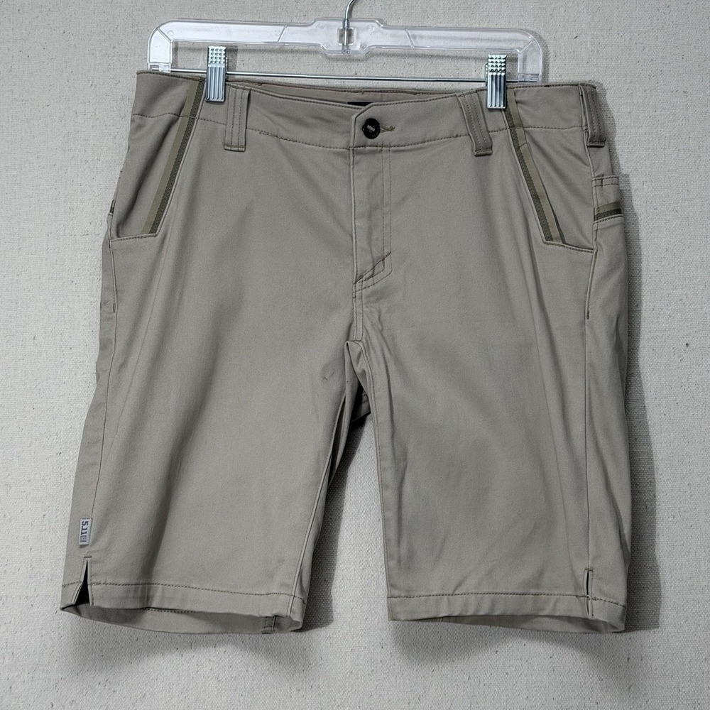 5.11 Tactical Khaki Color Women's Triumph Shorts Size 10